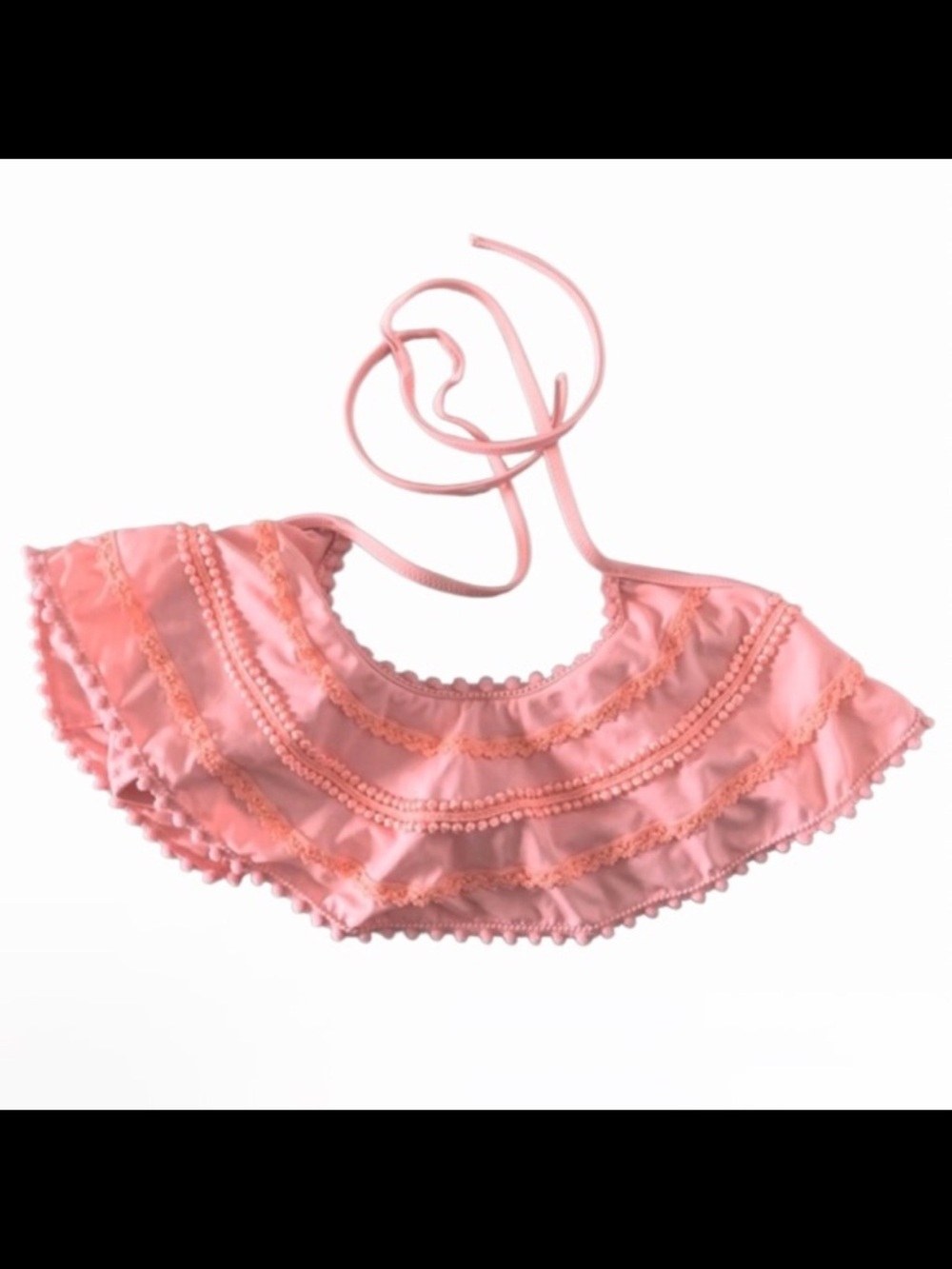 Victoria’s Secret Peach Tied Halter Bikini Top